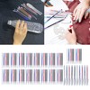 100Pcs Heat Erase Pens Erasable Smoother Writing Various Colors Fabric