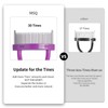 MSQ Eyelash Comb Eyelash Separator Eyebrow Brush Metal Teeth Eye
