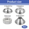 4 PCS Texture Sprayer Orifice Tip Set, 3 Nozzle Tips