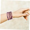 KONTONTY 2Pcs Emperor Stone Bead Bracelet Smooth Surface Natural Stone