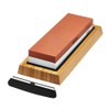 Draper 23949 Double Sided Whetstone Sharpening Stone with Non-Slip Base