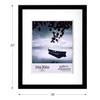 Gallery Solutions - 16"x20" Flat Black Wall Picture Frame -