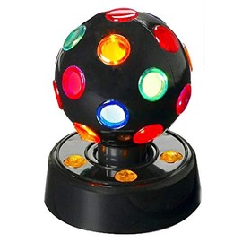 The Dreidel Company Revolving Disco Ball, Rotating Disco Party for Home and School Parties Decorations, Gatherings Events (8" Disco Light)