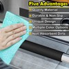 Royleath Refrigerator Door Handle Covers, 6PCS, Leather Kitchen Appliance Handle