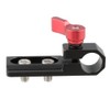 Camvate Nato Rail Single 15 mm Rod Clamp (Red)