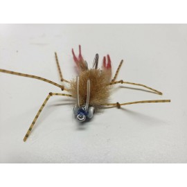 Unbranded  Saltwater flies Kung Fu Crab size 4 ,redfish ,bonefish ,Permit  - size 6