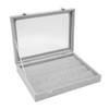 Pin Display Case Transparent Glass Dustproof Pin Collection Display Box