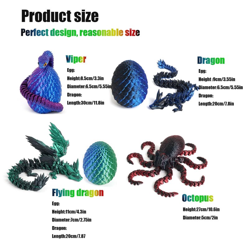 Mysterious Dragon Egg with 3D, Dragon Egg with Dragon, Dragon