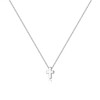 Kyazeo Cross Necklace for Women Silver CZ Diamond Cross Necklace