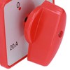 Changeover Switch PC Flame Retardant Combination Selector Switch 2 Sections
