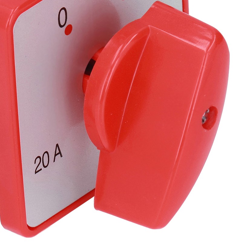 Changeover Switch PC Flame Retardant Combination Selector Switch 2 Sections