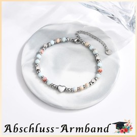 wynn's Graduation Gift for Girls, Graduation Bracelet, Graduation Gift for Girls, Daughter, Granddaughter, Niece, Sister, for Graduation, Bachelor Master's Degree, with Gift Box, Stainless Steel, No