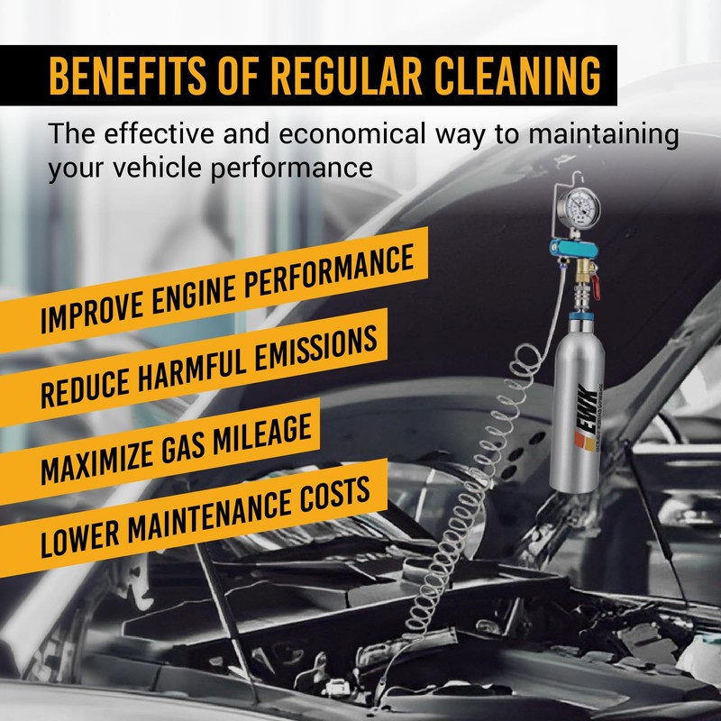 EWK Fuel Injection Cleaner Canister Vacuum System Cleaner Intake Valve