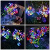 TOTHDATE 2 x Solar Butterflies for Outdoors, Coloured Light Butterflies