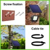 intelamp Solar Lights Outdoor, 4400mAh Solar Powered Flood Lights, Security