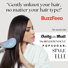 Detangle Hair Brush for Curly Hair, Straight, Dry & Wet Hair - Detangling Hair Brush for Thick Hair & Fine - Curly Hair Brush for Kids, Women, & Toddlers - Vegan Detangler Hair Brush by Lily England