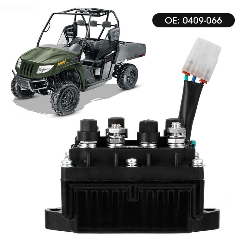 Solenoid, ATV Winch Solenoid Valve Assembly Fit for Arctic Cat