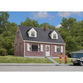 Cornerstone Walthers Brick Cape Cod House Train