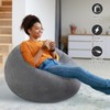 Realspring Inflatable Bean Bag Chair for Adults Blow up Chair