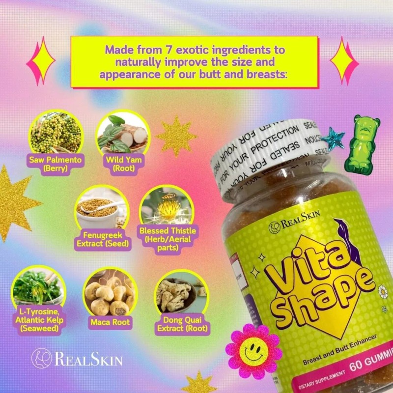 Real Skin Vita Shape By Real Skin 60 Gummies