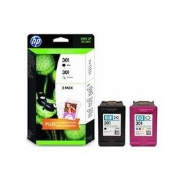 HP Envy 5532 e-All-in-One Printer - 301 Black & Colour Pack of 2 - Original Cartridges