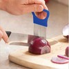 2Pcs Onion Holder Slicer, Stainless Steel Tomato Lemon Potato Vegetable