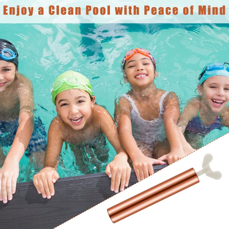 Solar Copper Anode Copper Replacement L=4.13" D=0.71" for Solar Pool