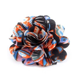 Umo Lorenzo Paisley Lapel Pins for Men - Flower Pin Suit Accessories + Boutonniere Pins