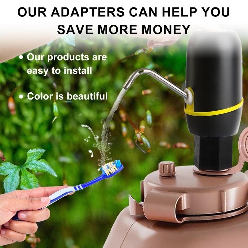 Water Pump Adapter Compatible with Scepter 5 Gallon Water Containers,