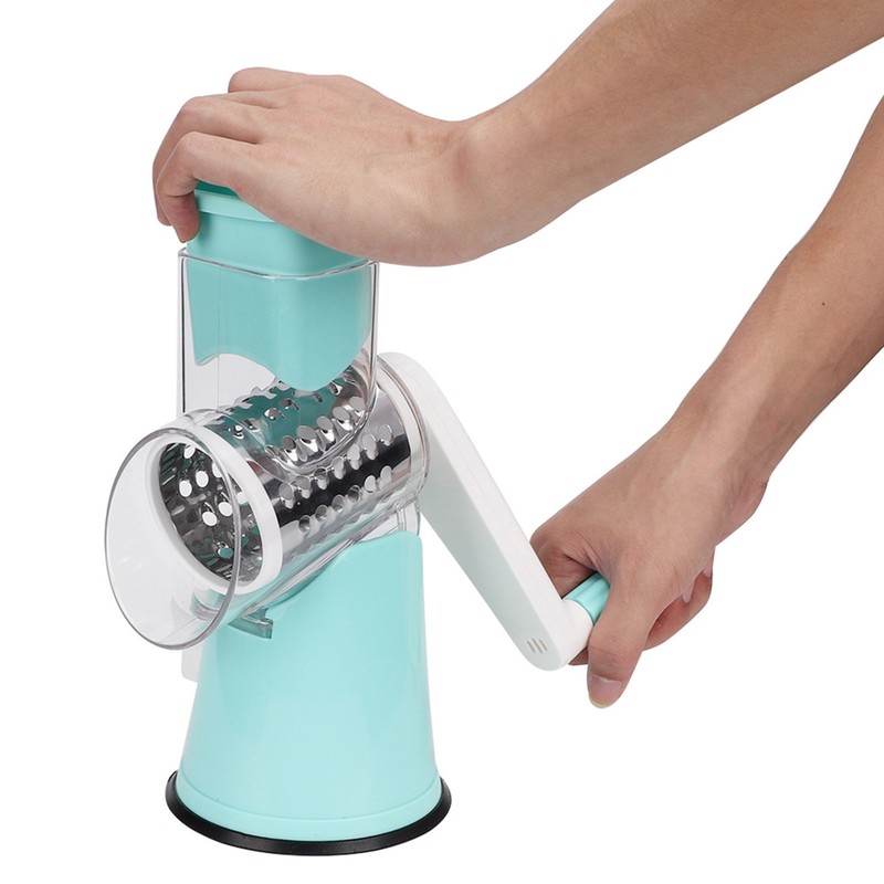 Multifunctional Rotatable Manual Roller Cutter Manual Vegetable Cutter Potato Kitchen
