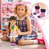 Xerteam 4 Pairs Cute and Cute Doll Socks for 20-22