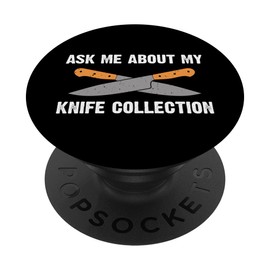 Cool Knife For Men Women Knives Collector Kitchen Chef Cook PopSockets Standard PopGrip