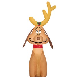 The Grinch Car Buddy Inflatable Christmas Decoration (Grinch Max The Dog with Antlers)