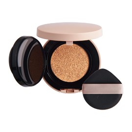 Cezanne SPF50 PA+++++ Cushion Foundation, Bright Ochre Type, 0.4 oz (11 g), Glossy Skin Foundation