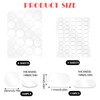 Larrel 310 Pcs Glue Double Sided Dots, 2 Shaped Self