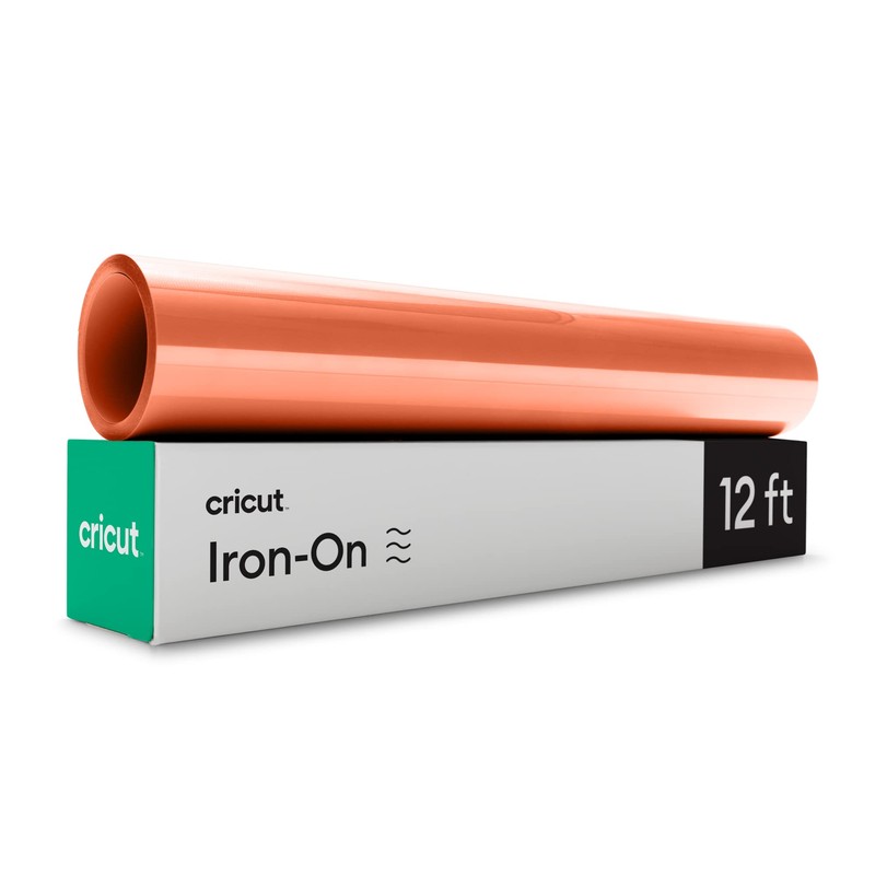 Cricut 3.6m (12ft) Neon Orange Iron-On Transfer Heat Transfer Vinyl