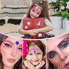 Bsenhe 58PCS Face Painting Kit, Includes 36 Reusable Facial Painting