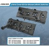Engine Valve Cover Set with Gaskets, Bolts, Oil Filler Cap,