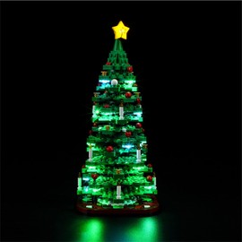 GEAMENT LED Light Set Compatible with Christmas Tree - Lighting Set for 40573 Construction Model (Model Set Not Included)