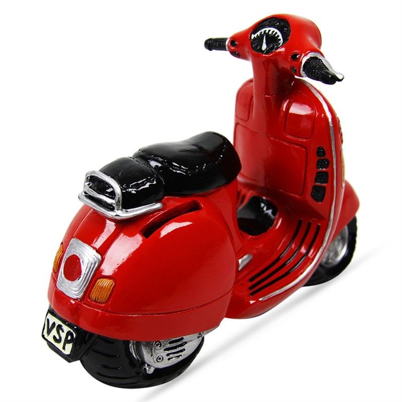 Udo Schmidt Piggy Bank *Scooter in Red*