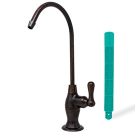 Metpure Non-airgap NSF Certified RO Faucet Reverse Osmosis Drinking Water Filtration System Water Dispenser Spout (Venetian Bronze). Vase Style with Faucet Wrench