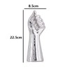Pojedehy 9Inch Modern Art Ceramic Flower Vase Tabletop White Arm