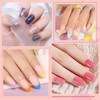 YSUVIN Nail Tips, Pack of 240 Fake Nails, Transparent, 12