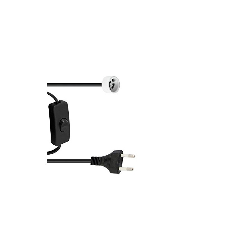 EUROLITE GU-10 Socket Power Cable Plug Switch Perfect for Illuminating