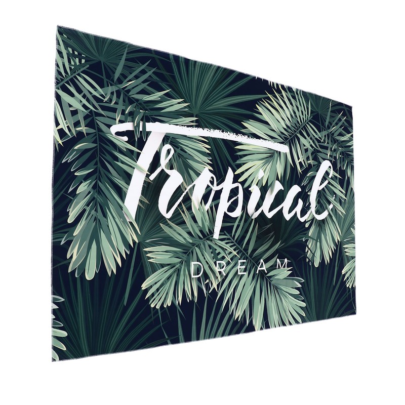 Tapestry Beautiful Green Plants Background Wall Decoration Tapestry for Living