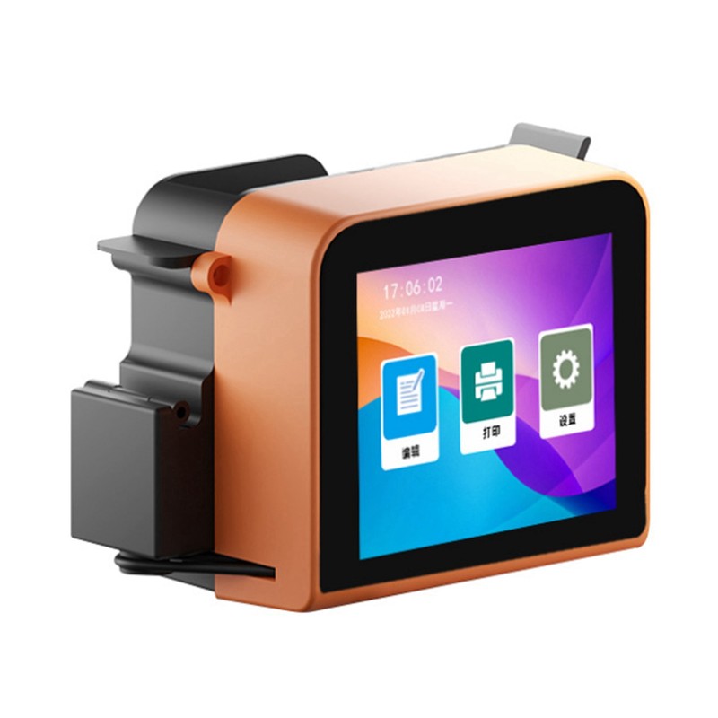 Handheld Inkjet Printer LED Touchscreen 4 Core CUP Automatic Portable