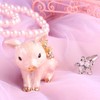 PIEARTH EX309-1 Jewelry Box, Ribbon Pig, Zinc