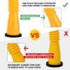 ZORYILUO Gas Can Spout Replacement Gas Can Nozzle (3 Kit-Yellow)