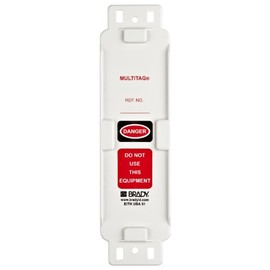 Brady MUL-EITHUSA01 Multi-Tag Holder, Plastic, 8-1/4" Height, 2-1/4" Width (Pack of 10)