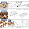 15¼" Roaster Roasting Pan with Baking Rack and V-shaped Rack,